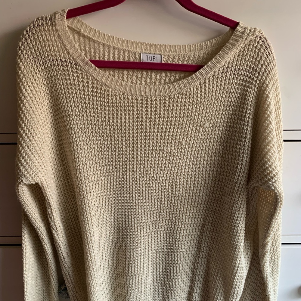 Tobi Beige Sweater